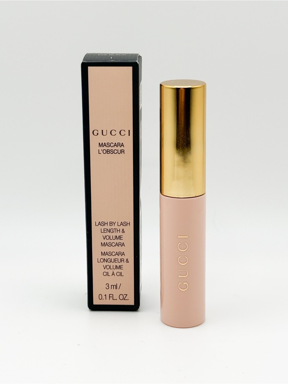 Dolce & Gabbana Everfull XL Mascara 01 Total Black Deluxe Sample 3mL NEW